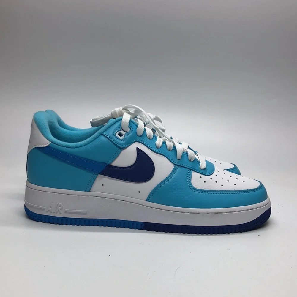 Mens Nike Air Force 1 ‘07 LV8 Blue/White DZ2522-100 NWOB - Picture 2 of 5